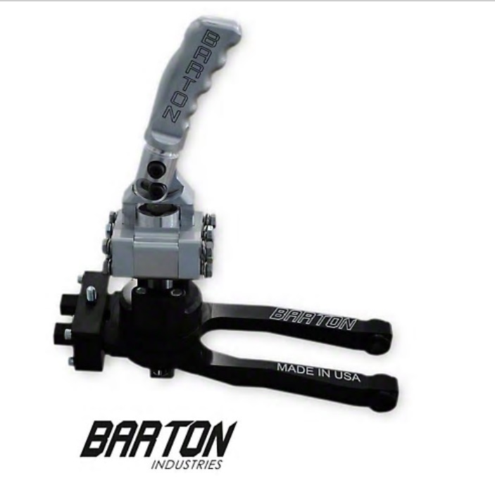 Barton Short Throw Shifter Brushed Pistol Grip 08-up Challenger